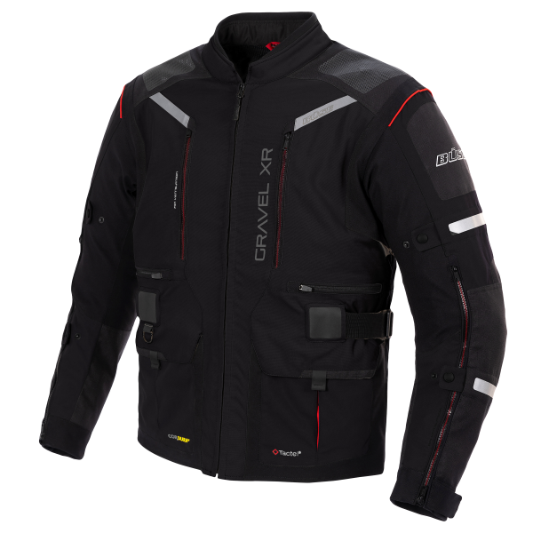 BUSE TEXTIL MC-JACKET GRAVEL XR SVART