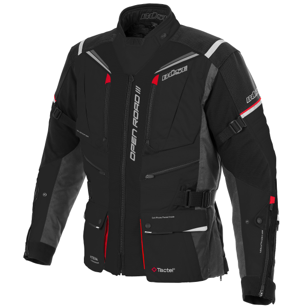 Büse Dam Textile MC Jacket Open Road III sort