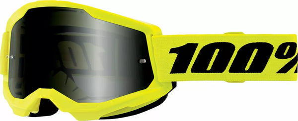100% Goggle Strata 2 Sand Neon Yell 50030-00005
