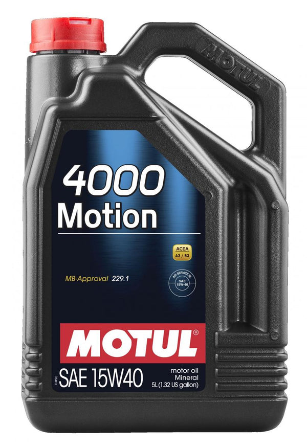 Motul 4000 Motion 15W40 5L (4 stk/pap)