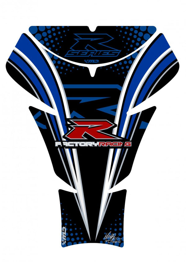 Tankbeskyttelse 05-08 GSXR1000/06-15 GSXR600 750 Sort/blå