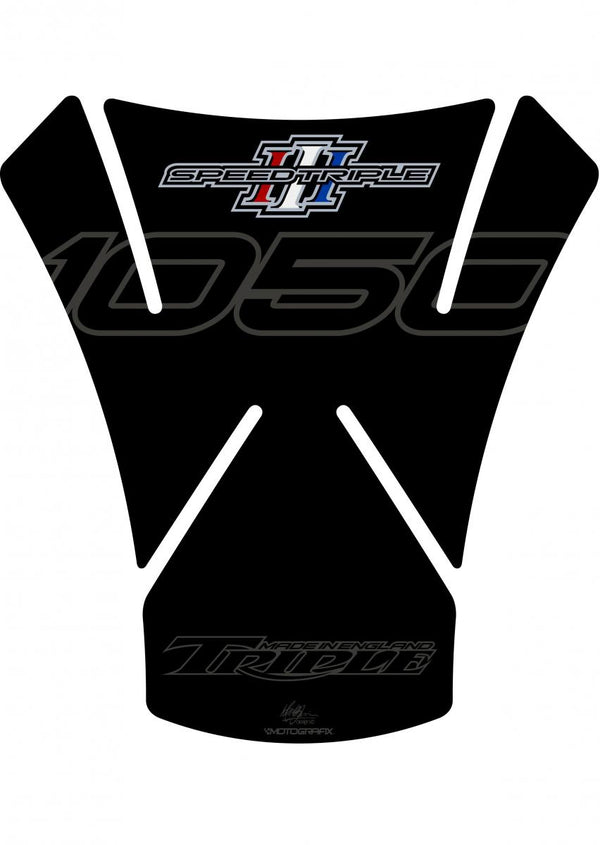 Tankbeskyttelse 05-16 Speed ​​Triple 1050 Sort