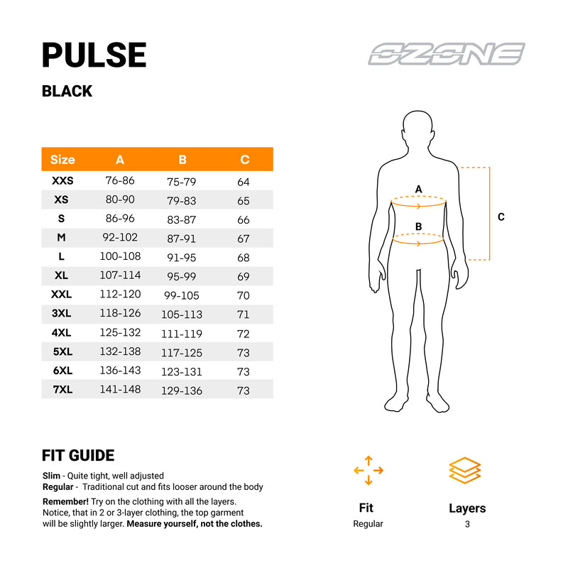 Ozon Tekstil MC-JACKET PULSE Sort (kopi)