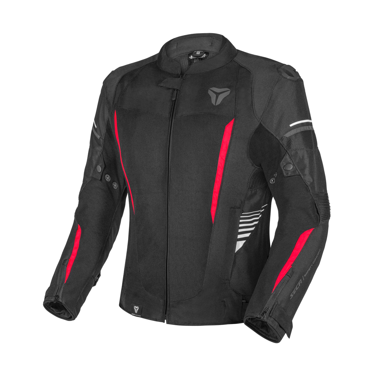 Seca Textile MC Jacket Aero Pro sort /rød