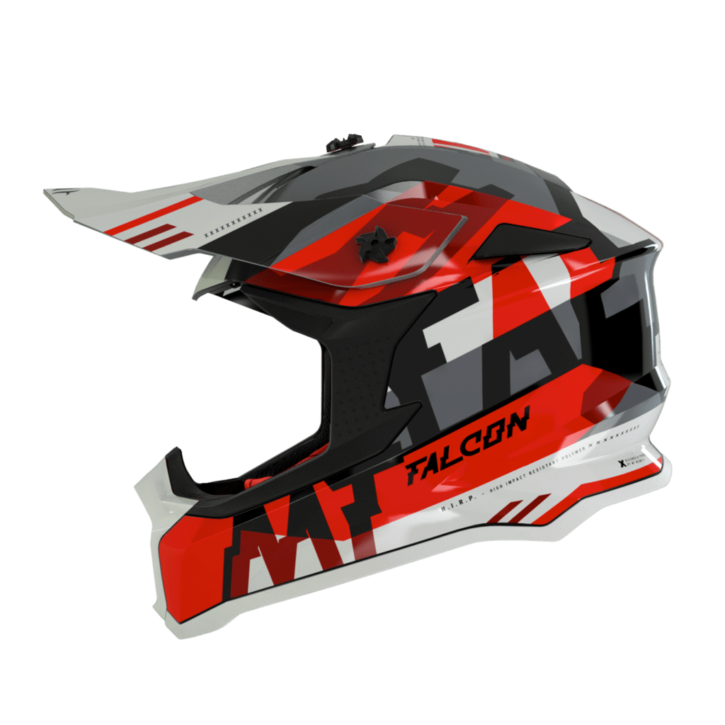 Mt Helmets Cross MC Helmet Ayra Falcon Pearl Red