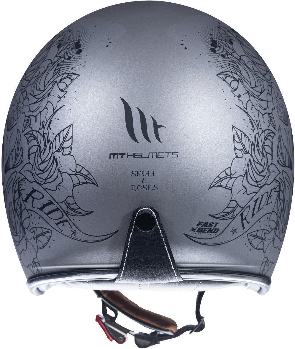 MT -hjelme Åbn MC Helmet le Matt Black