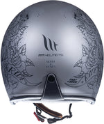 MT -hjelme Åbn MC Helmet le Matt Black