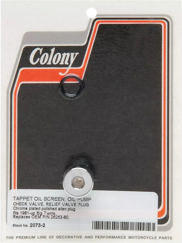 Colony Plug Oil Pump 81-99 BT 2073-2