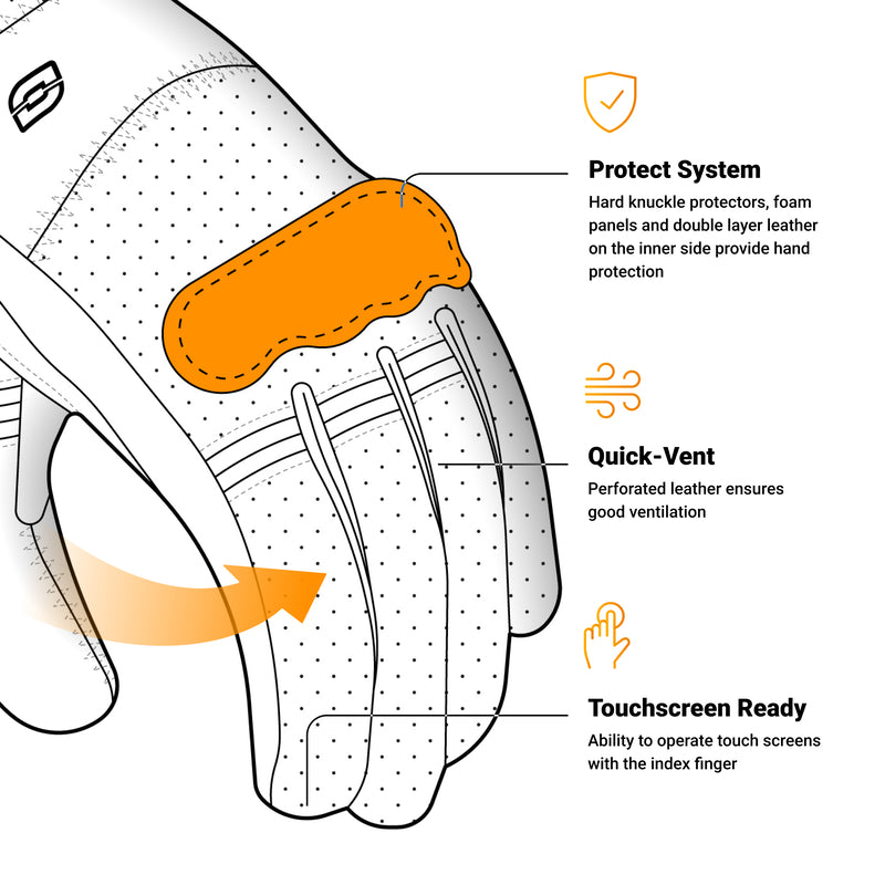 Ozone Lady Mc-Gloves Stick Custom II sort