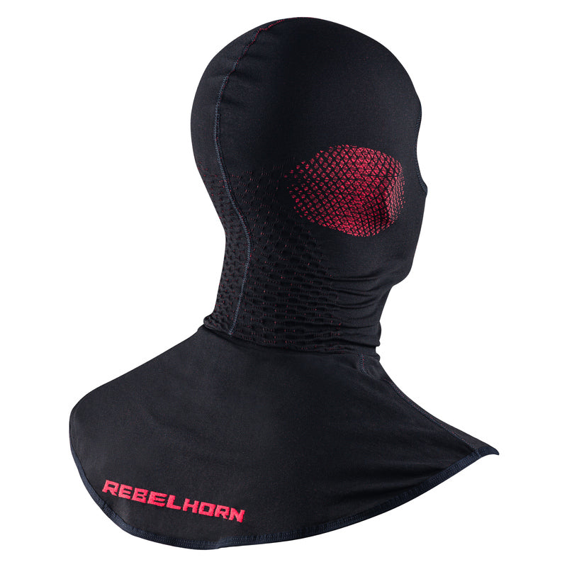 Rebelhorn Balaclava Therm II sort /rød