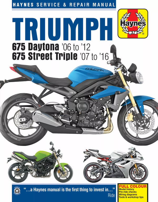 Haynes Triumph 675 (06 -16) 4876