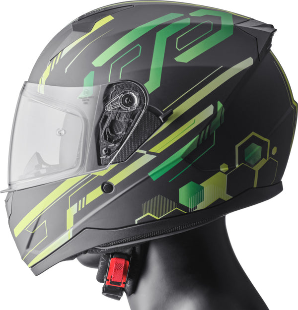GMS Integral MC Helmet Hexago Green