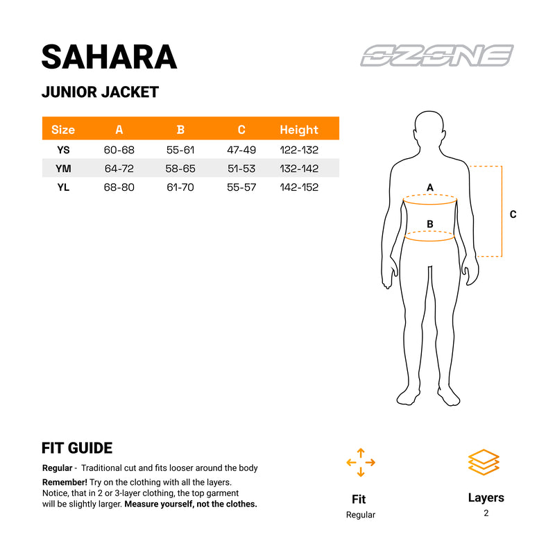 Ozon tekstil mc jakke sahara sort