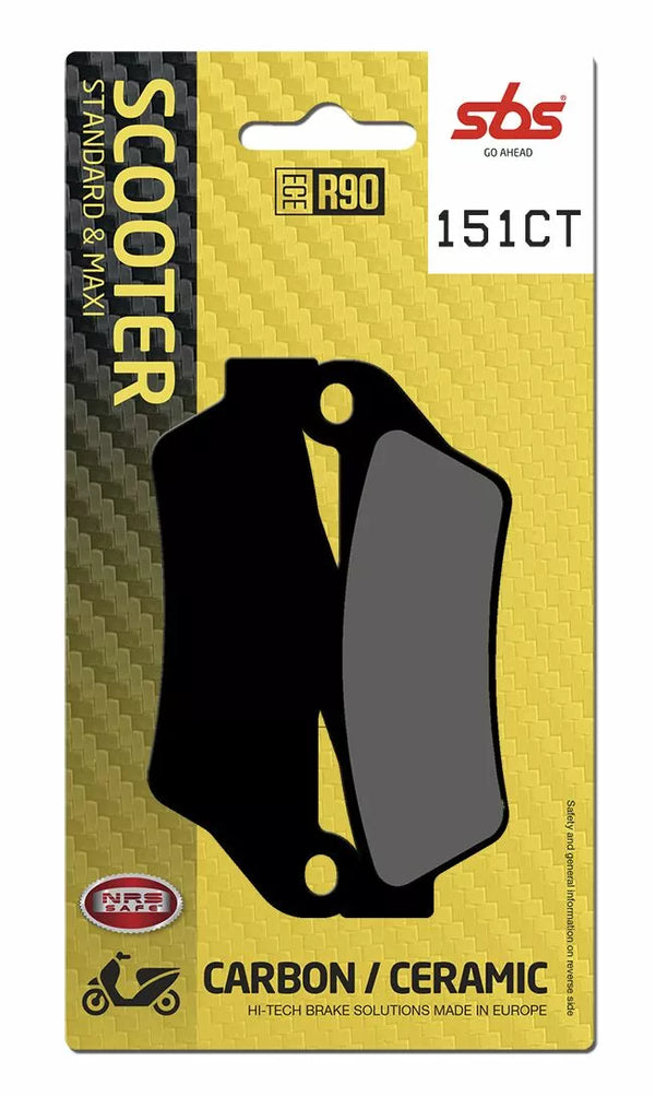 SBS Brake Pad Car/Cer Scoot 151ct