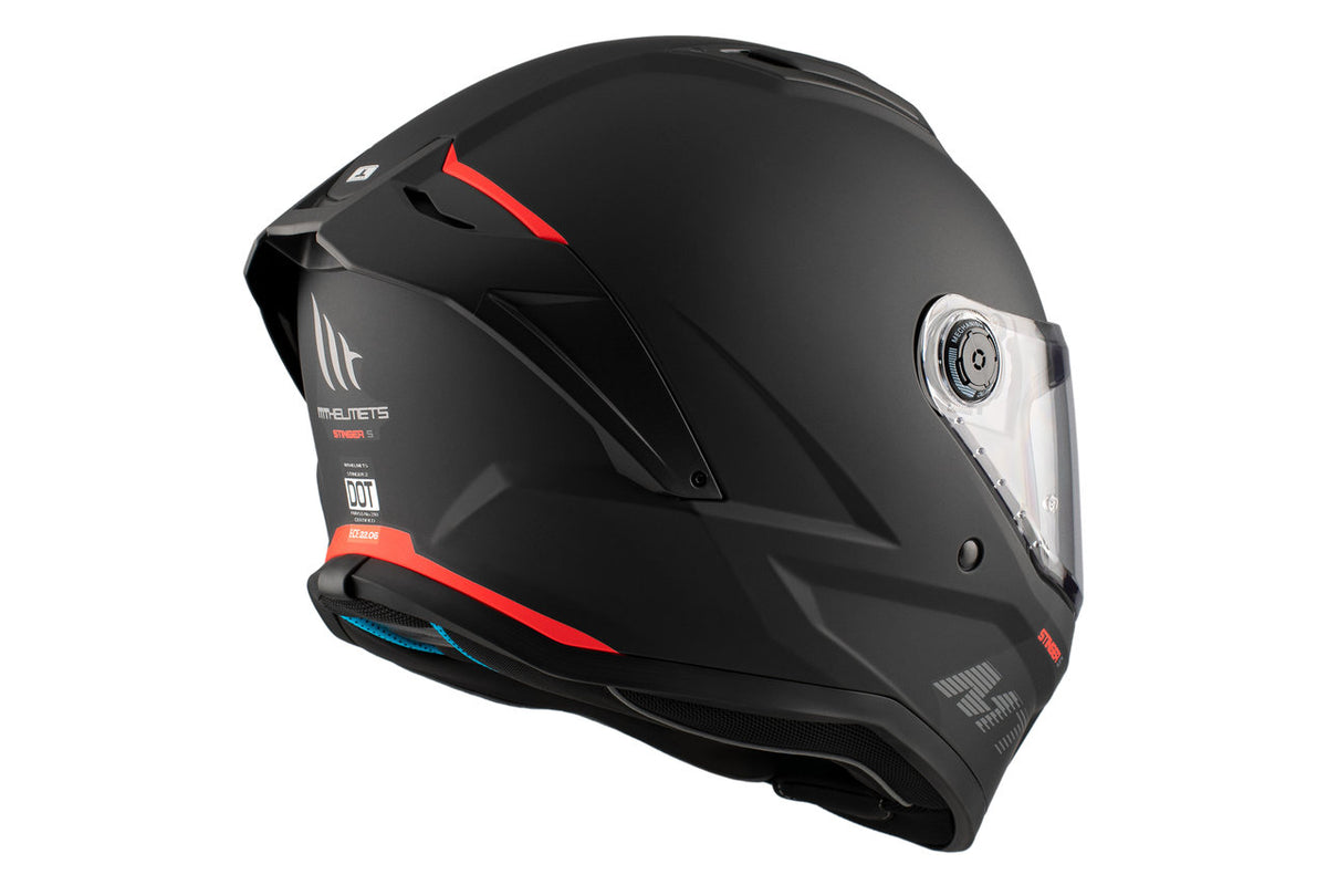 Mt Helmets Integral MC Helmet Stinger 2 Matt Black