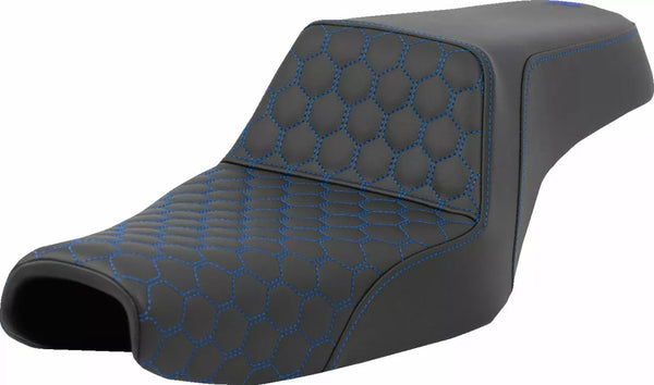 Saddlemen Seat Sty op HC Blue Stitch 807-11-17701