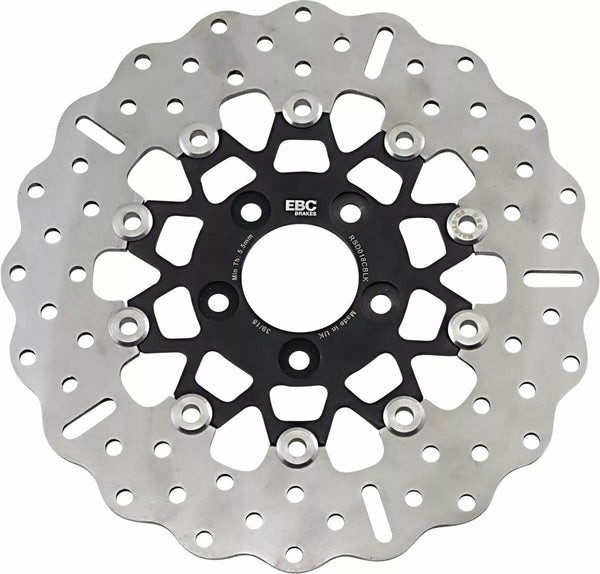 EBC Brake Rotor FLT RSD WAVE BLK RSD018CBLK