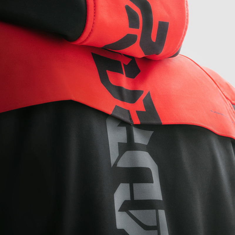 Rebelhorn Softshell Mc-Jacket Slash Black /Red