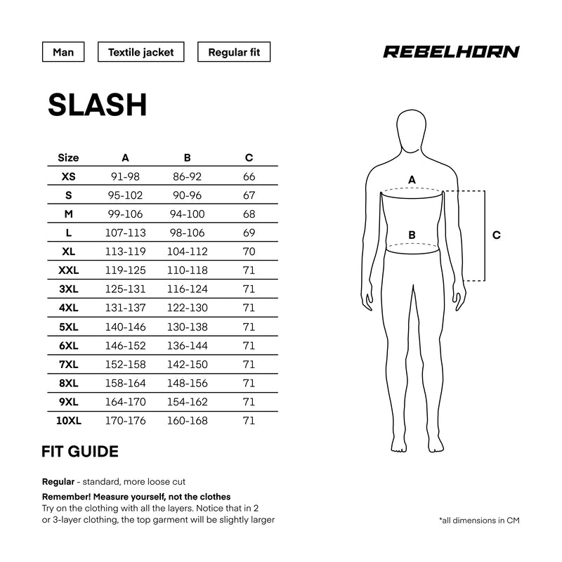 Rebelhorn softshell mc-jacket skråstreg sort /rød