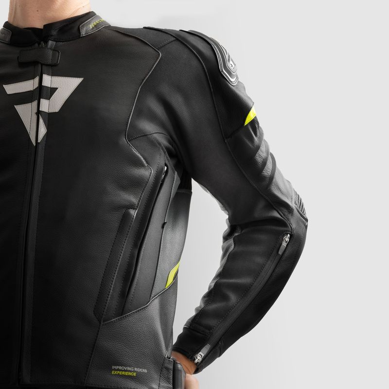 Rebelhorn Mc-Skin Jacket Veloce sort /influenza