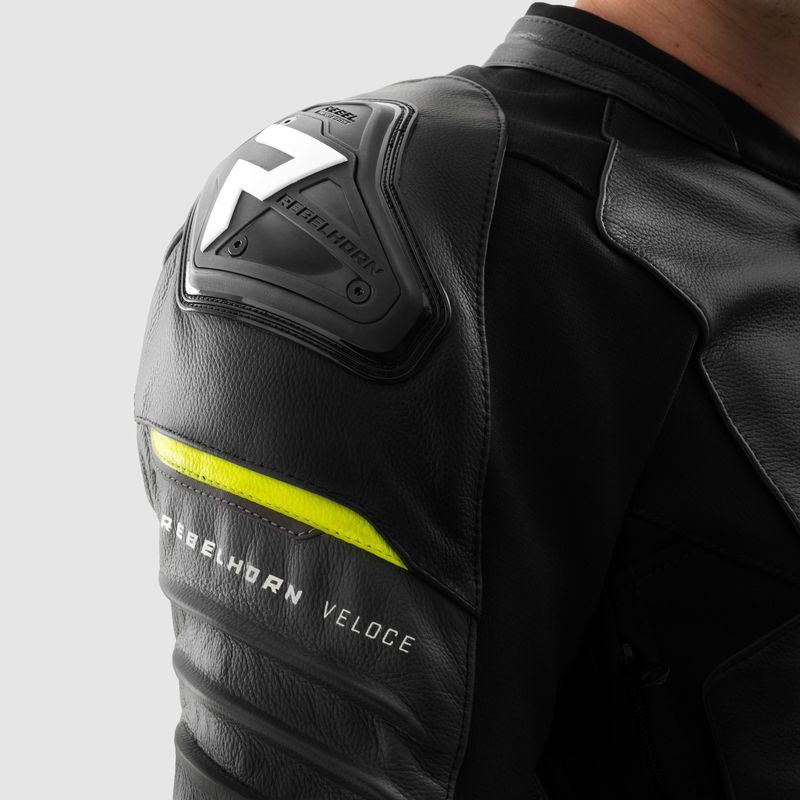 Rebelhorn Mc-Skin Jacket Veloce sort /influenza