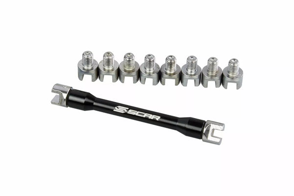 Scar talte skruenøgle og tip kit swk