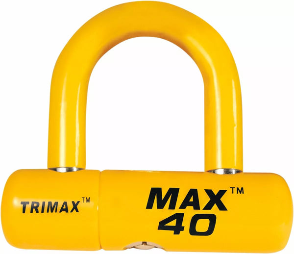 Trimax Lock-Disc U-Lock Yellow Max40yl