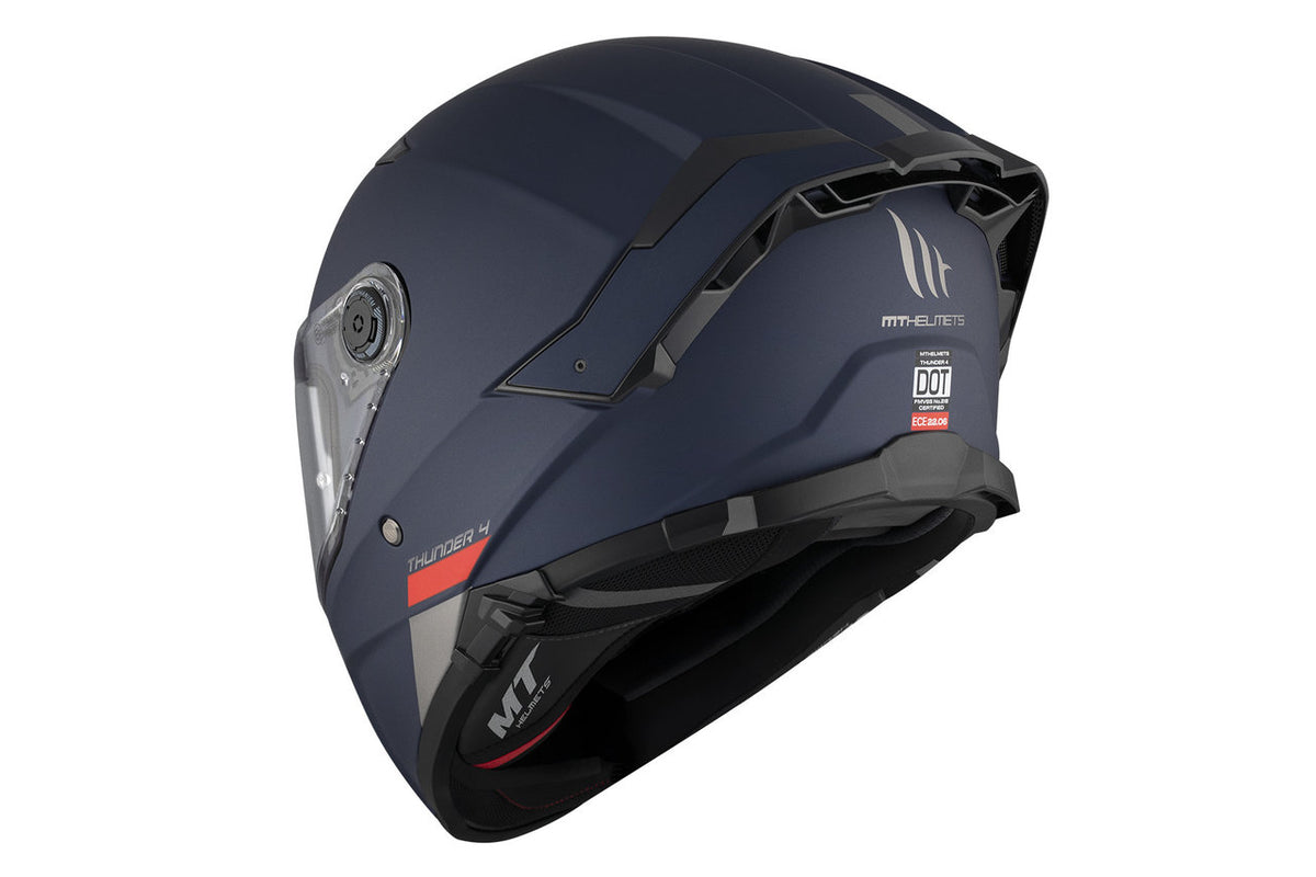 MT Helmets Integral MC Helmet Thunder 4 SV Matt Blue