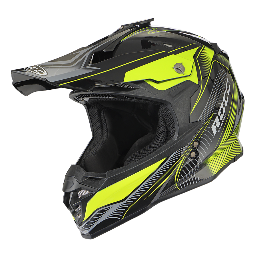 ROCC Cross MC Helmet 713 sort /influenza