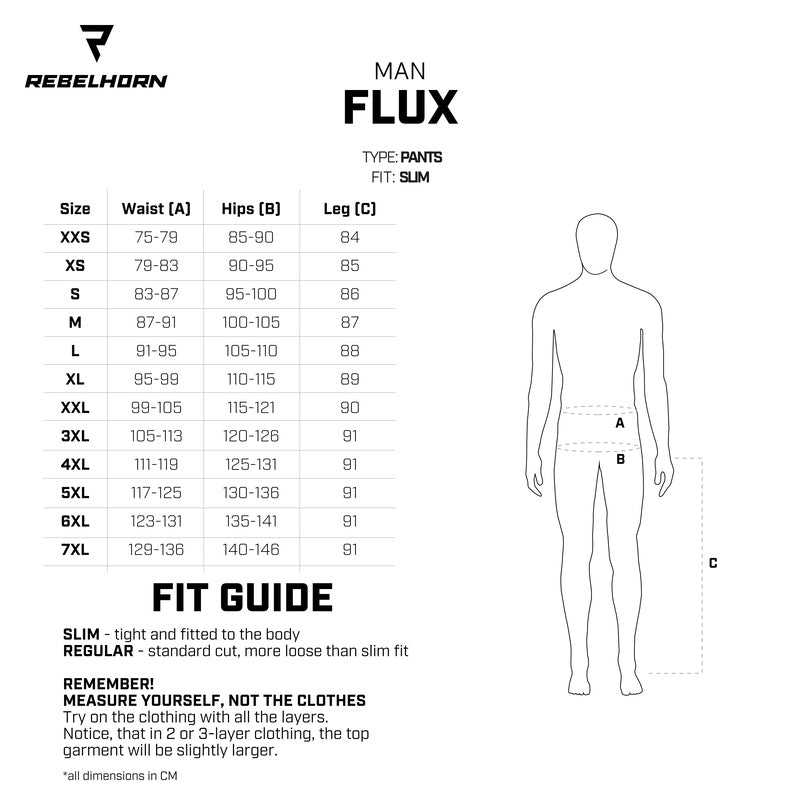 Rebelhorn Tekstil MC-Bukser Flux Sort 