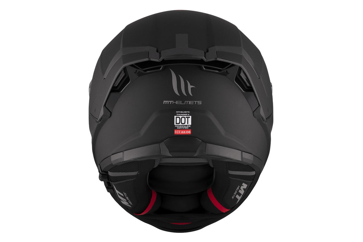 MT Helmets Integral MC Helmet Thunder 4 SV Matt Black