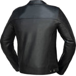 ixs mc-leather jakke ld klassisk stribe sort