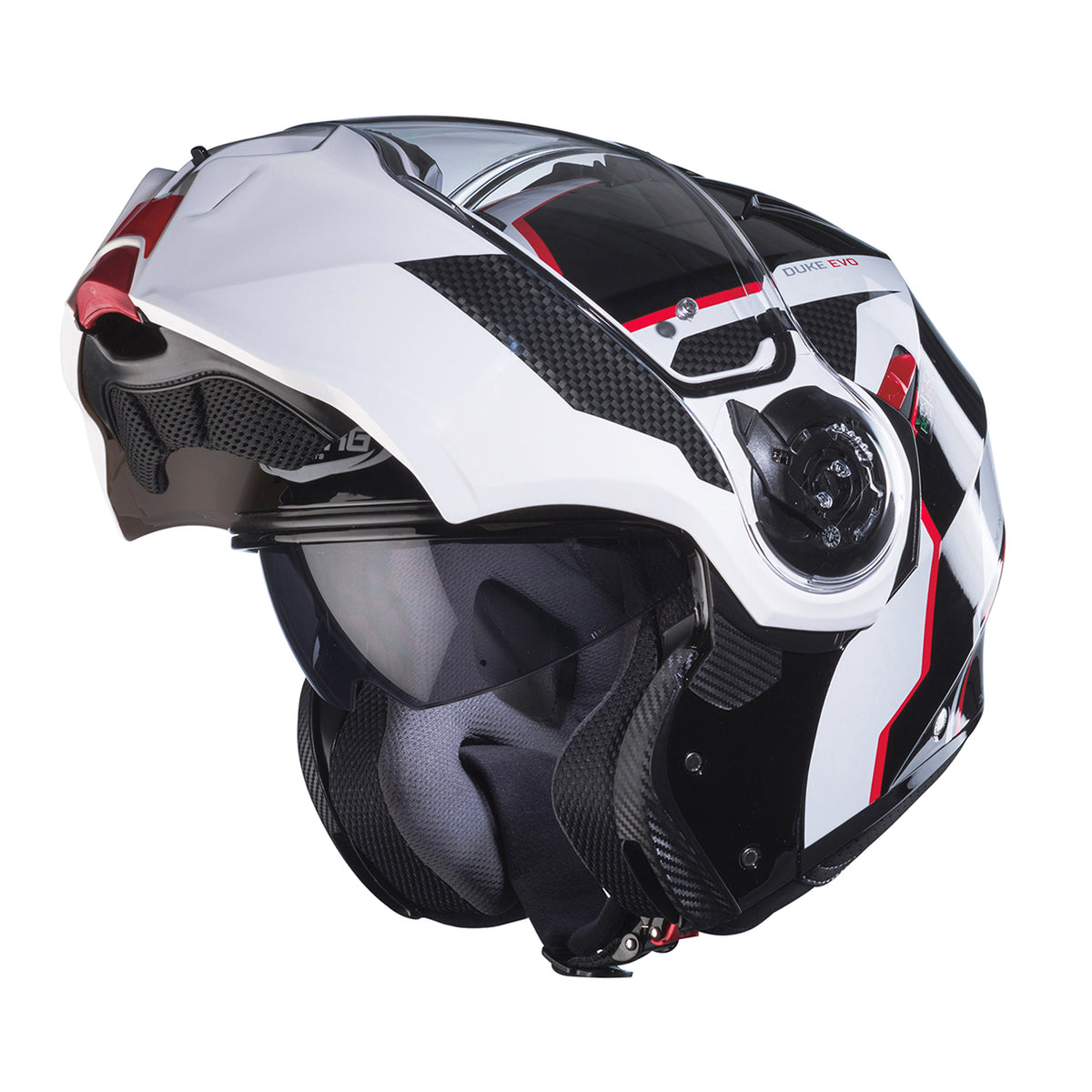 Caberg åbnelig MC Helmet Duke Evo Move White /Black