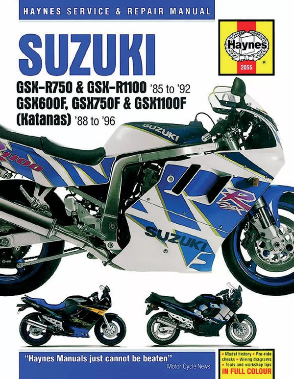 Haynes Manual Suz GSX-R/Katana 2055