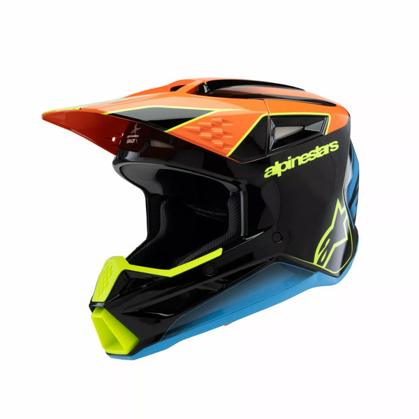 Alpinestars (MX) hjelm Yth SM3 Fray Blk/eller/YL 8301725-1455-Sys
