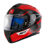 MT -hjelme Integral MC Helmet Targo Podium Rojo