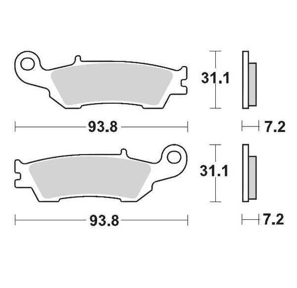Moto-Master Brake Pad Racing 094911