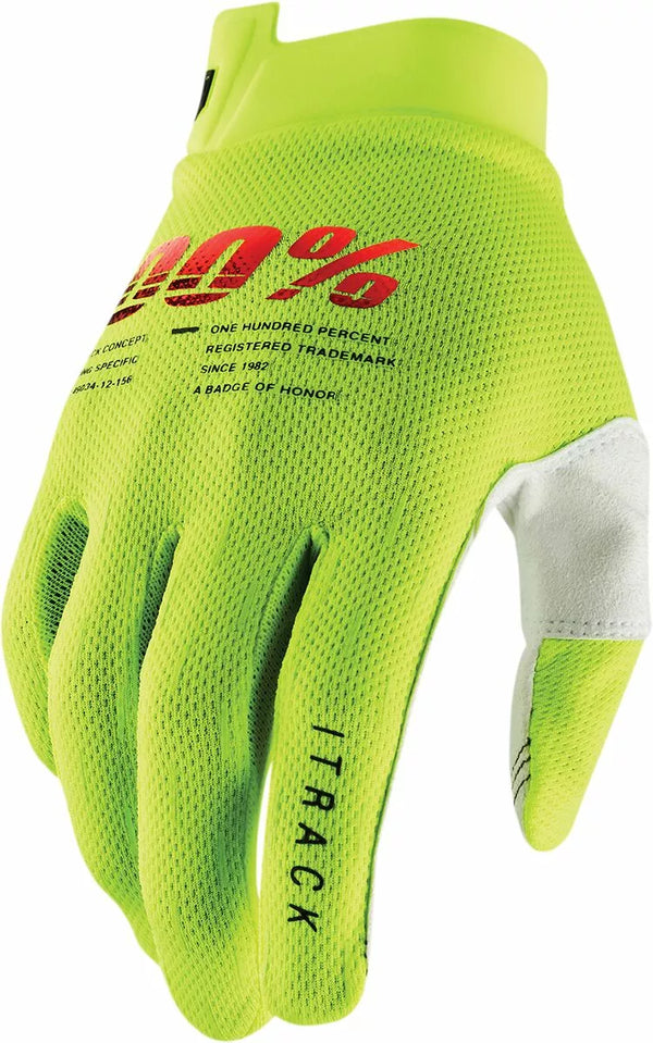 100% GLOVE YTH ITRACK F YL XL 10009-007