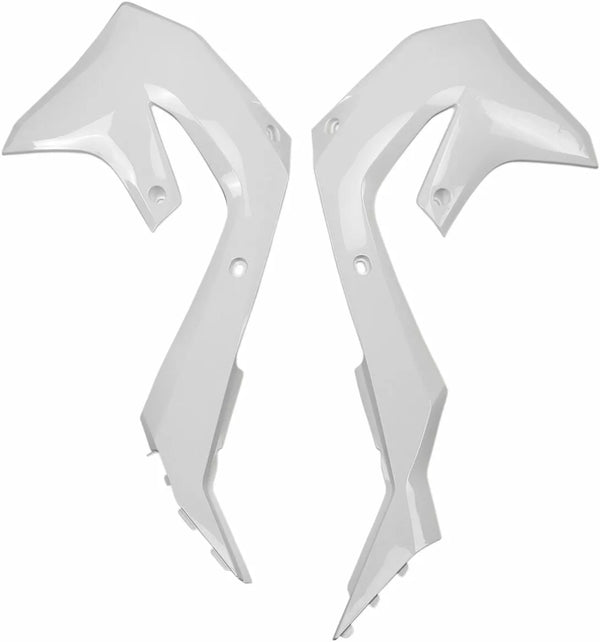 UFO Rad Covers KX450F 19-23 White KA04751#047