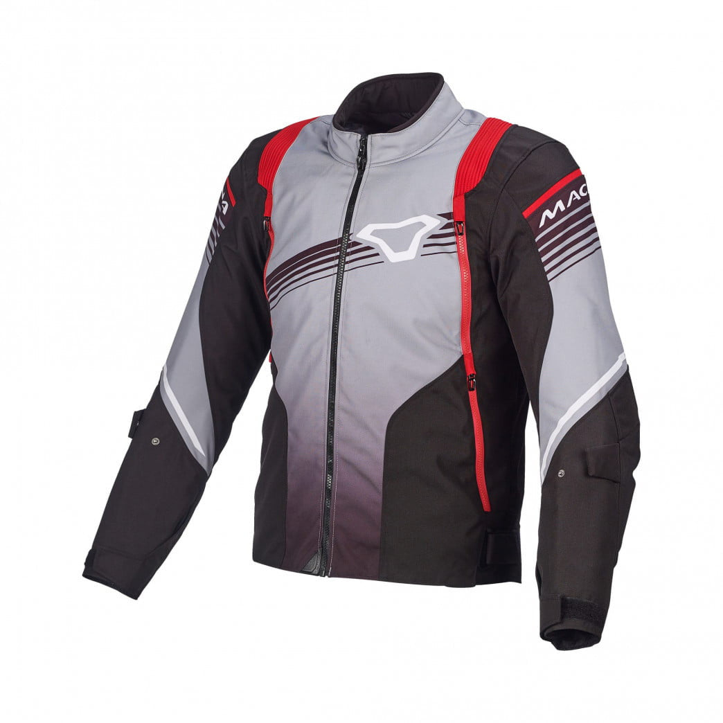 Macna Textile MC Jacket Charger Black /Gray /Red