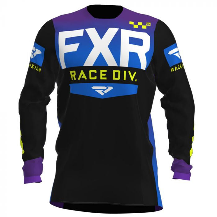 FXR Helium MX Cross Sweater 20 sort /lilla /blå fade