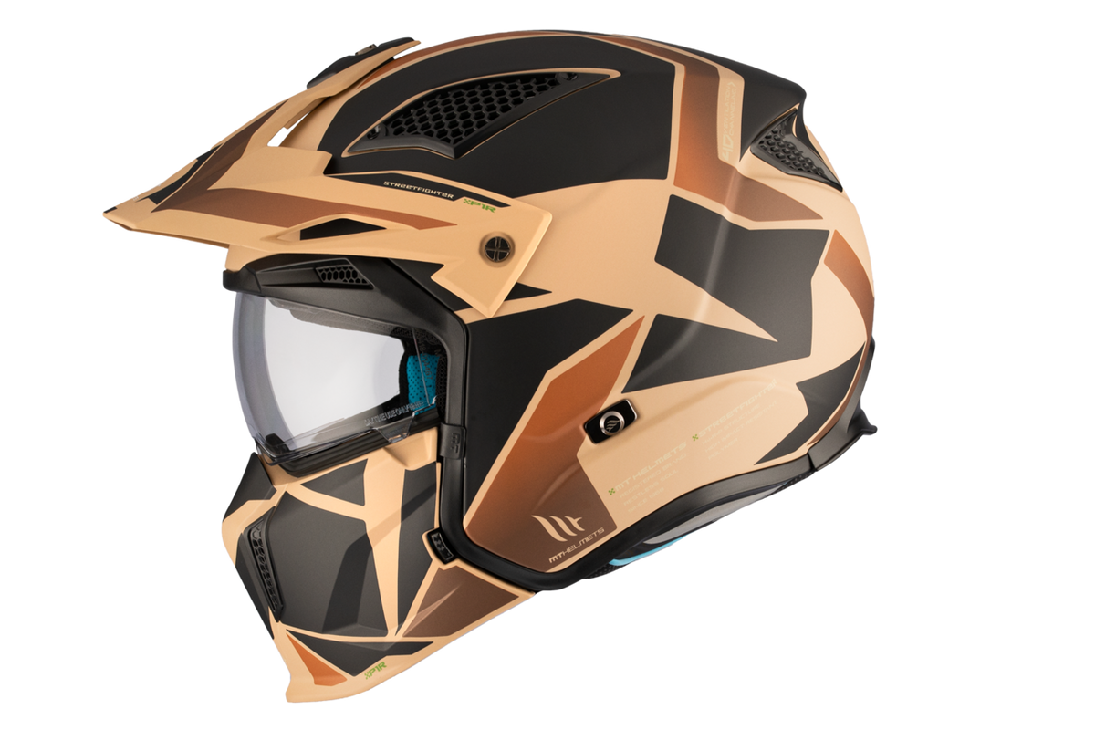 Mt Helmets Open MC Helmet Streetfighter Sv S P1R B9