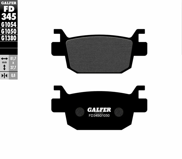 Galfer Brake Pad Semi Metal Scooter FD345G1050