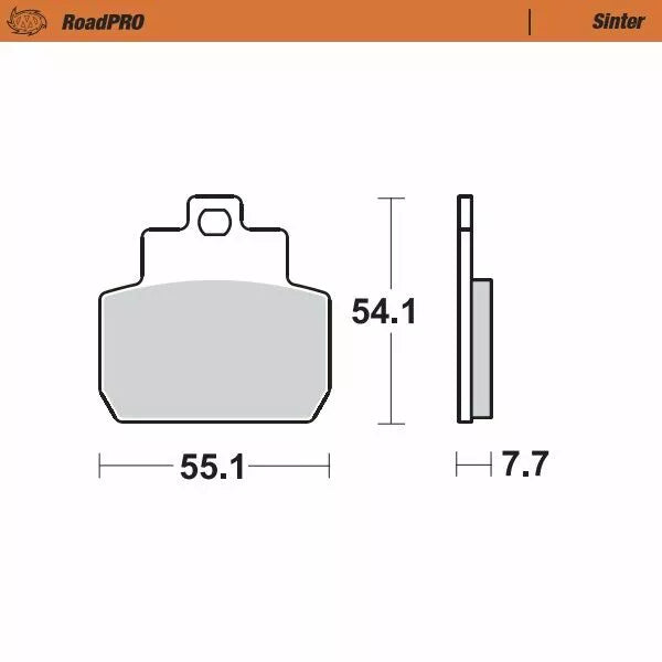 Moto-Master Brake Pad Scooter 401003