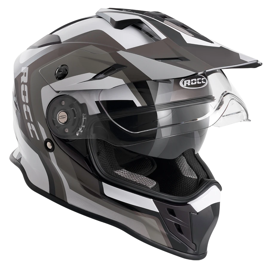 ROCC 781 Adventure MC Helmet sort /grå