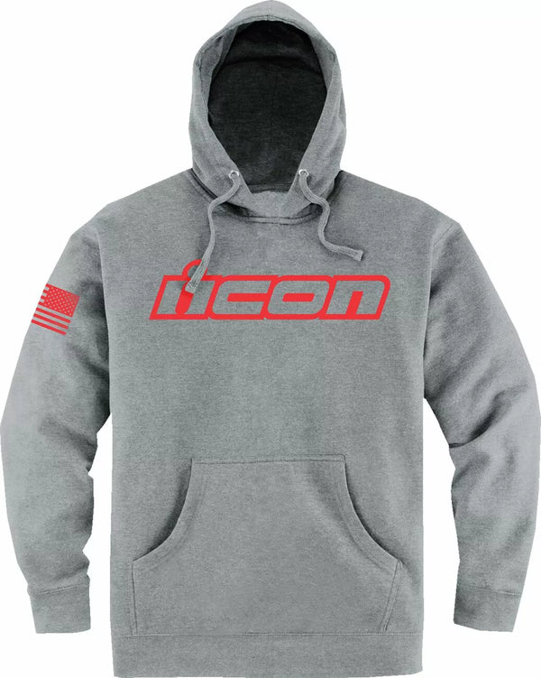 ICON HOODY CLASICON HT GY LG 3050-6529