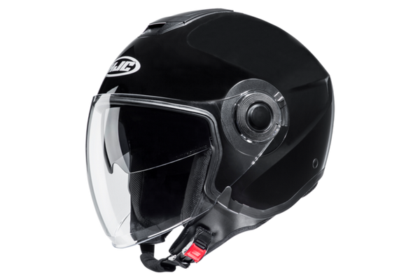 HJC Jet MC Helmet i40 flad sort