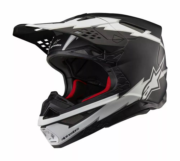 Alpinestars (MX) hjelm SM10 AMP BLK/WT S 8300623-1121-S