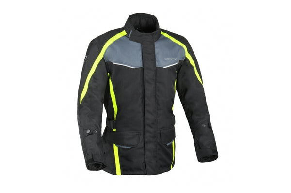 Difi børn tekstil mc jakke bur kid sort /influenza