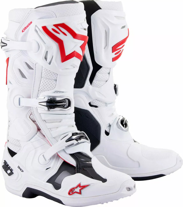 Alpinestars (MX) Boot T10 S-VNT WT/RD 10 2010520-2230-10